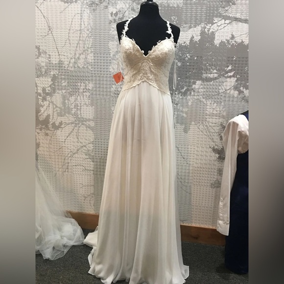 Lillian West Ivory Bridal Gown - Picture 1 of 5